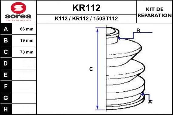 EAI KR112 - Joint-soufflet, arbre de commande cwaw.fr