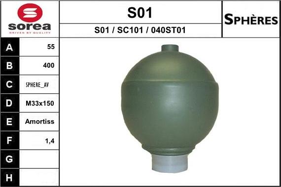 EAI S01 - Accumulateur de pression, suspension / amortissement cwaw.fr