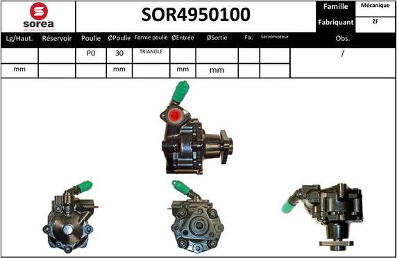 EAI SOR4950100 - Pompe hydraulique, direction cwaw.fr