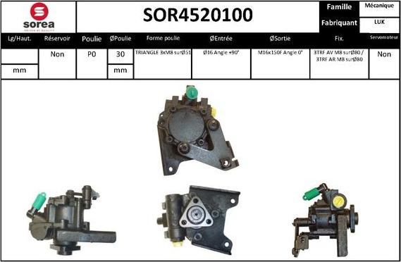 EAI SOR4520100 - Pompe hydraulique, direction cwaw.fr