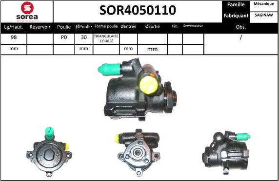 EAI SOR4050110 - Pompe hydraulique, direction cwaw.fr