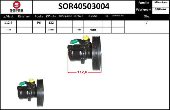 EAI SOR40503004 - Pompe hydraulique, direction cwaw.fr