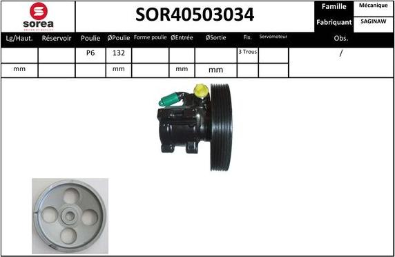 EAI SOR40503034 - Pompe hydraulique, direction cwaw.fr