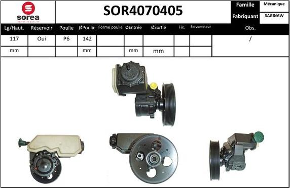 EAI SOR4070405 - Pompe hydraulique, direction cwaw.fr