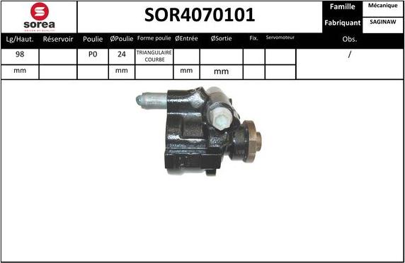 EAI SOR4070101 - Pompe hydraulique, direction cwaw.fr