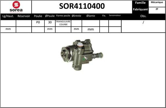 EAI SOR4110400 - Pompe hydraulique, direction cwaw.fr