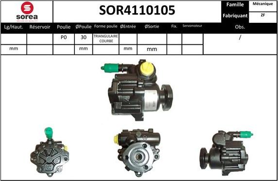 EAI SOR4110105 - Pompe hydraulique, direction cwaw.fr