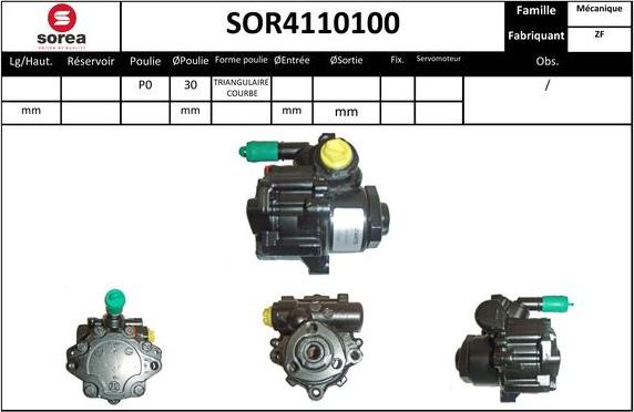 EAI SOR4110100 - Pompe hydraulique, direction cwaw.fr