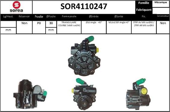 EAI SOR4110247 - Pompe hydraulique, direction cwaw.fr