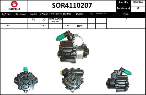 EAI SOR4110207 - Pompe hydraulique, direction cwaw.fr