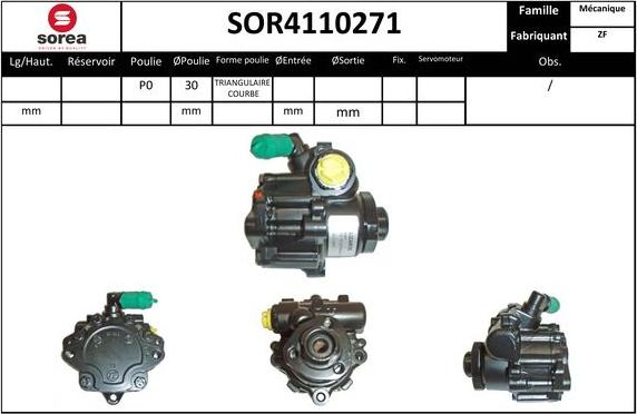 EAI SOR4110271 - Pompe hydraulique, direction cwaw.fr