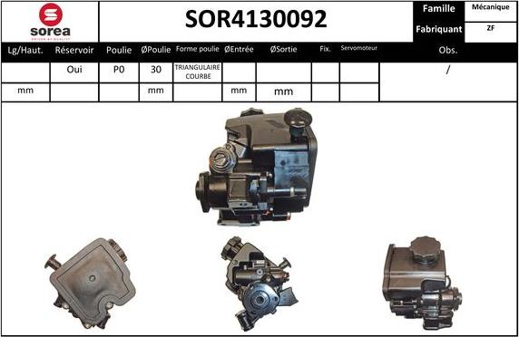 EAI SOR4130092 - Pompe hydraulique, direction cwaw.fr