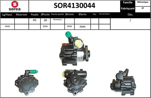 EAI SOR4130044 - Pompe hydraulique, direction cwaw.fr