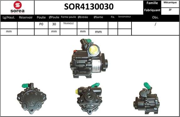 EAI SOR4130030 - Pompe hydraulique, direction cwaw.fr