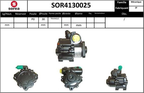 EAI SOR4130025 - Pompe hydraulique, direction cwaw.fr