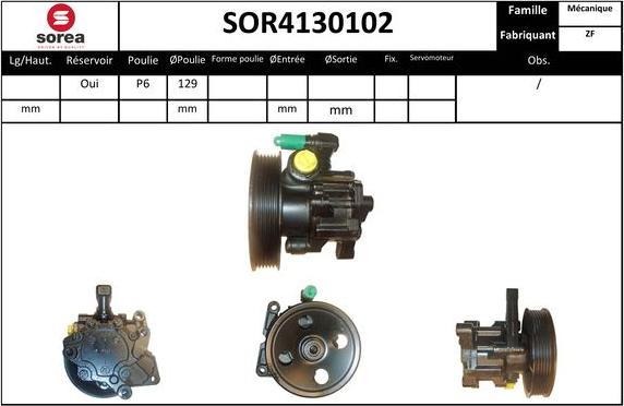 EAI SOR4130102 - Pompe hydraulique, direction cwaw.fr