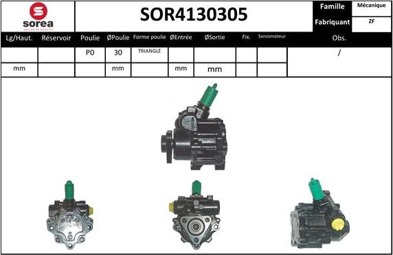 EAI SOR4130305 - Pompe hydraulique, direction cwaw.fr