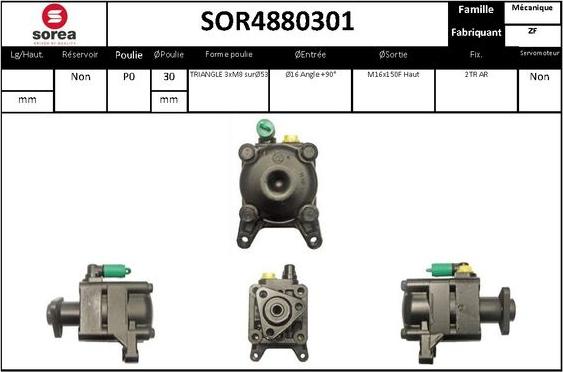 EAI SOR4880301 - Pompe hydraulique, direction cwaw.fr