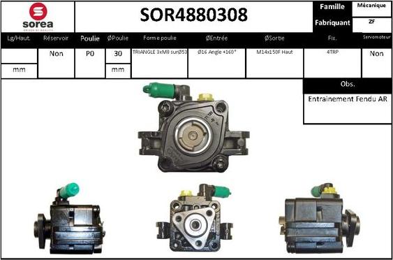 EAI SOR4880308 - Pompe hydraulique, direction cwaw.fr