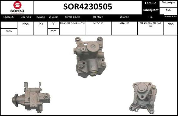 EAI SOR4230505 - Pompe hydraulique, direction cwaw.fr