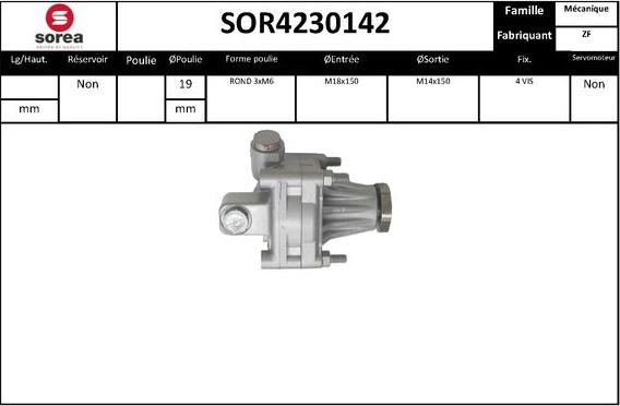 EAI SOR4230142 - Pompe hydraulique, direction cwaw.fr