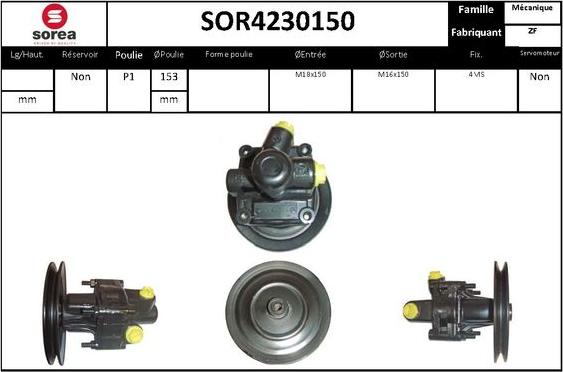 EAI SOR4230150 - Pompe hydraulique, direction cwaw.fr