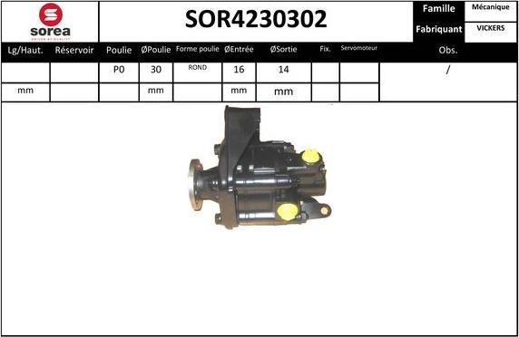 EAI SOR4230302 - Pompe hydraulique, direction cwaw.fr