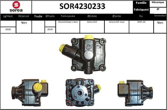 EAI SOR4230233 - Pompe hydraulique, direction cwaw.fr