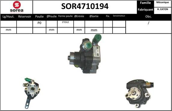 EAI SOR4710194 - Pompe hydraulique, direction cwaw.fr