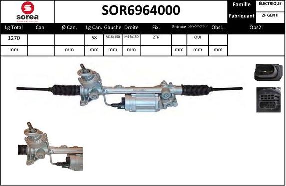 EAI SOR6964000 - Crémaillière de direction cwaw.fr