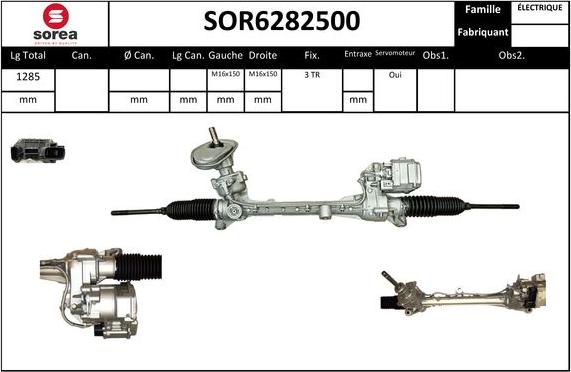 EAI SOR6282500 - Crémaillière de direction cwaw.fr