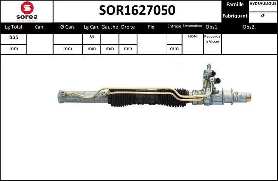 EAI SOR1627050 - Crémaillière de direction cwaw.fr