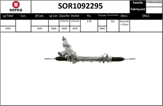 EAI SOR1092295 - Crémaillière de direction cwaw.fr