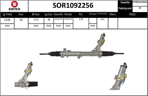 EAI SOR1092256 - Crémaillière de direction cwaw.fr