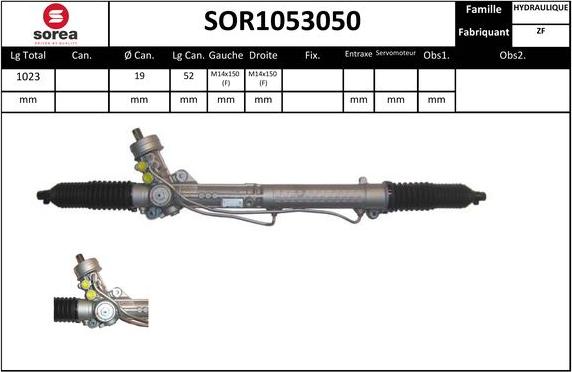 EAI SOR1053050 - Crémaillière de direction cwaw.fr