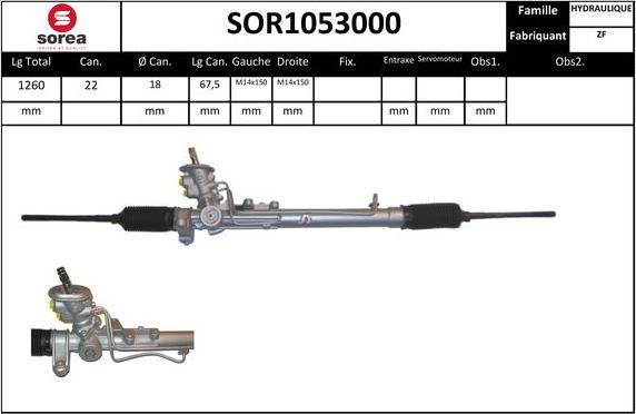 EAI SOR1053000 - Crémaillière de direction cwaw.fr