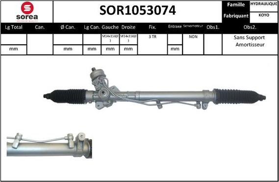 EAI SOR1053074 - Crémaillière de direction cwaw.fr