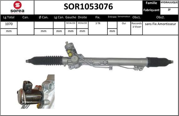 EAI SOR1053076 - Crémaillière de direction cwaw.fr