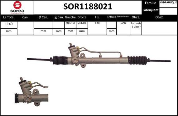 EAI SOR1188021 - Crémaillière de direction cwaw.fr