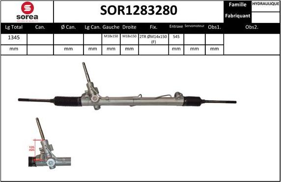 EAI SOR1283280 - Crémaillière de direction cwaw.fr