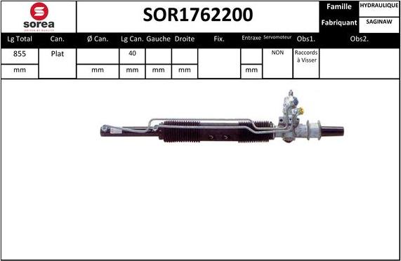 EAI SOR1762200 - Crémaillière de direction cwaw.fr