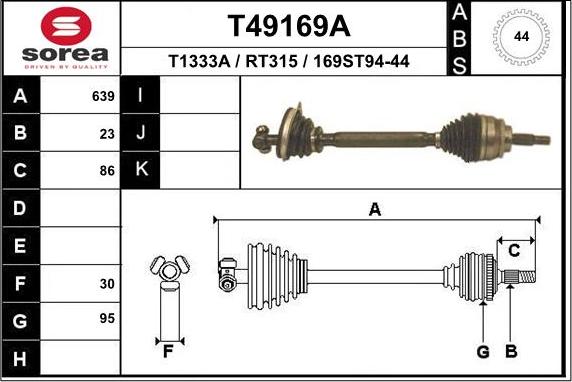 EAI T49169A - Arbre de transmission cwaw.fr