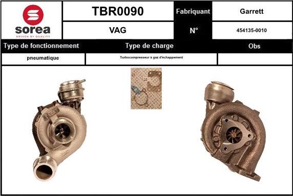 EAI TBR0090 - Turbocompresseur, suralimentation cwaw.fr