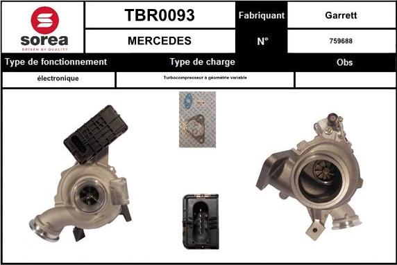 EAI TBR0093 - Turbocompresseur, suralimentation cwaw.fr