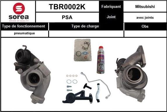 EAI TBR0002K - Turbocompresseur, suralimentation cwaw.fr