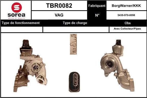 EAI TBR0082 - Turbocompresseur, suralimentation cwaw.fr