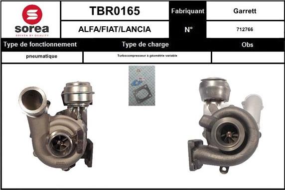 EAI TBR0165 - Turbocompresseur, suralimentation cwaw.fr