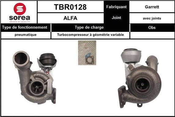 EAI TBR0128 - Turbocompresseur, suralimentation cwaw.fr