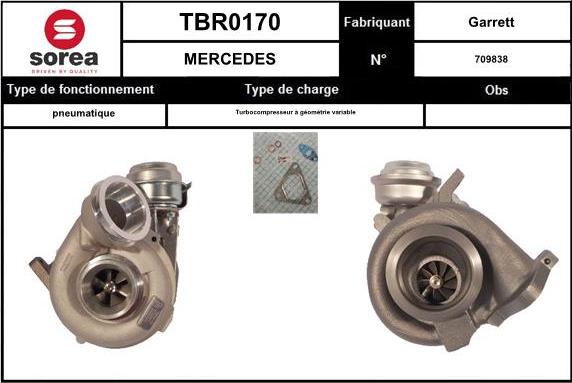 EAI TBR0170 - Turbocompresseur, suralimentation cwaw.fr