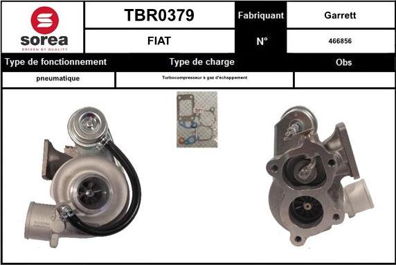 EAI TBR0379 - Turbocompresseur, suralimentation cwaw.fr